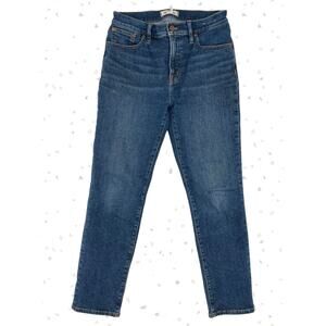 Madewell The MidRise Perfect Vintage Jean Dark Wash Casual Denim Zip Fly Size 28